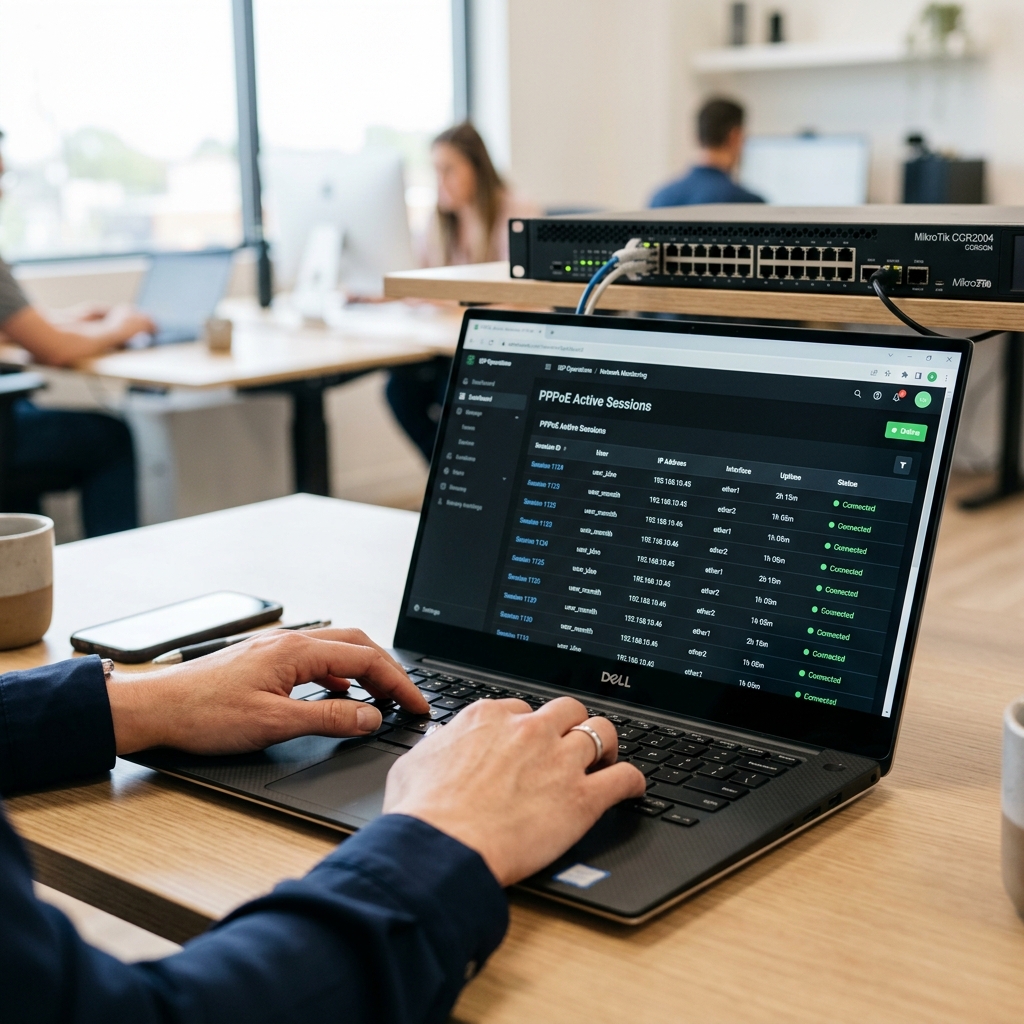 Gestão PPPoE Mikrosinc